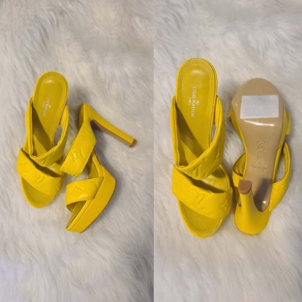 Yellow heels
